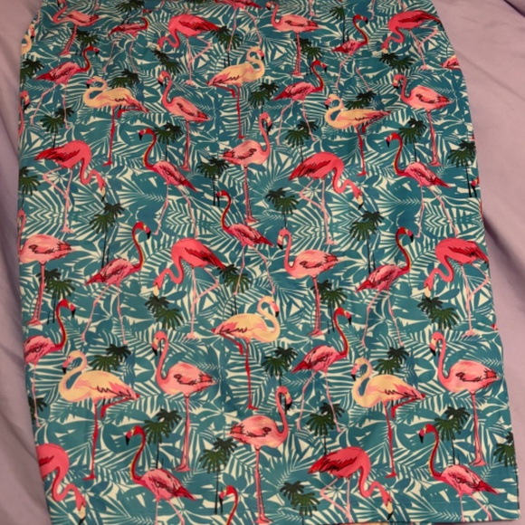Lindy Bop Naomi Flamingo Skirt UK 22 - Picture 4 of 6